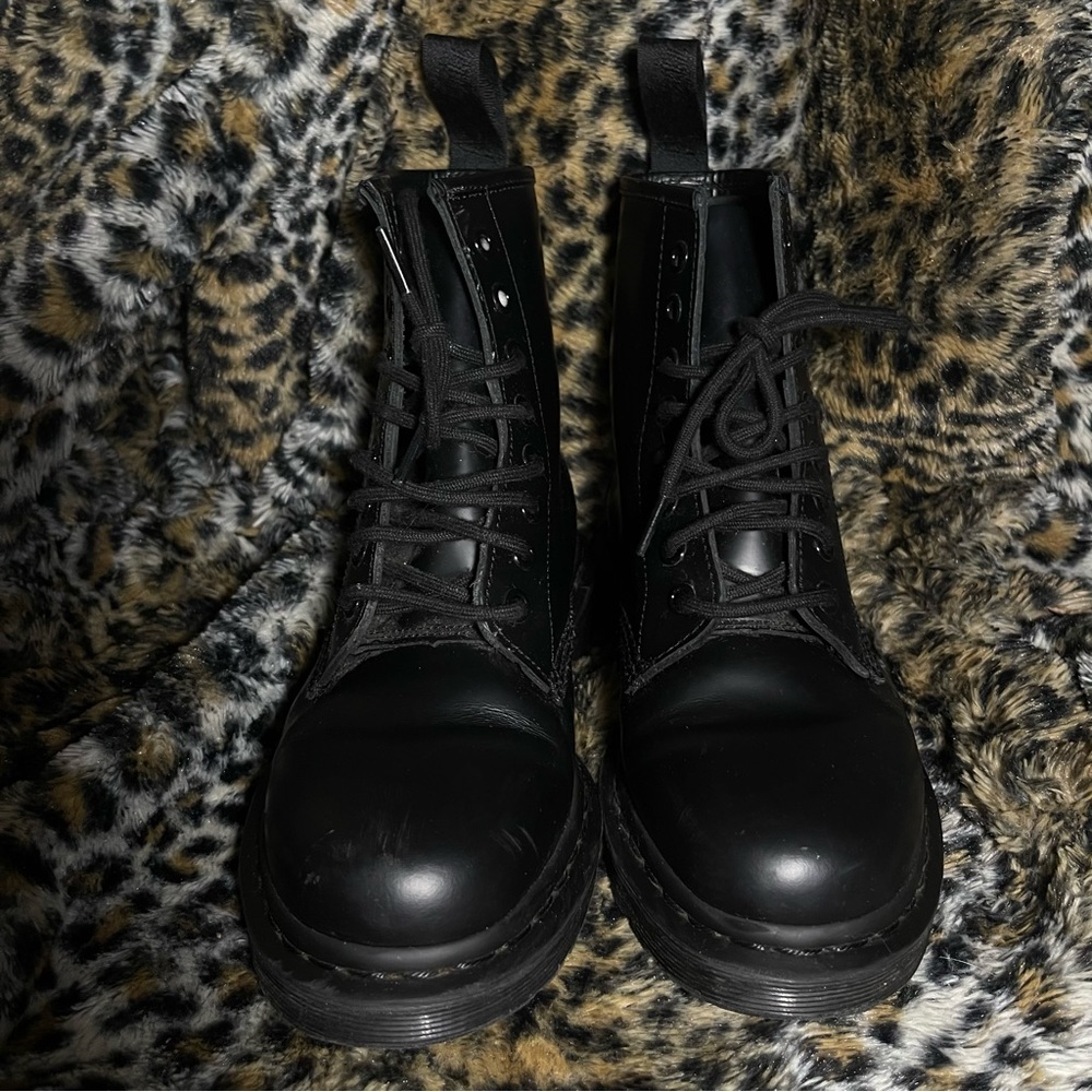 Dr Martens All Black boots, Women’s Size 8.